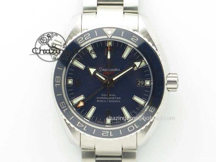 0509 Sophisticated Seamaster Edizione Venezia RG Best Edition Black Dial On Leather Strap A 8125